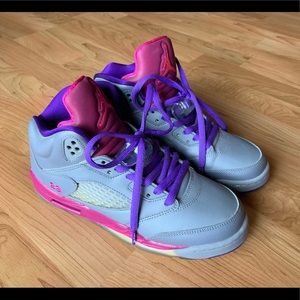 Jordan 5 Retro Cement Grey Pink (GS)